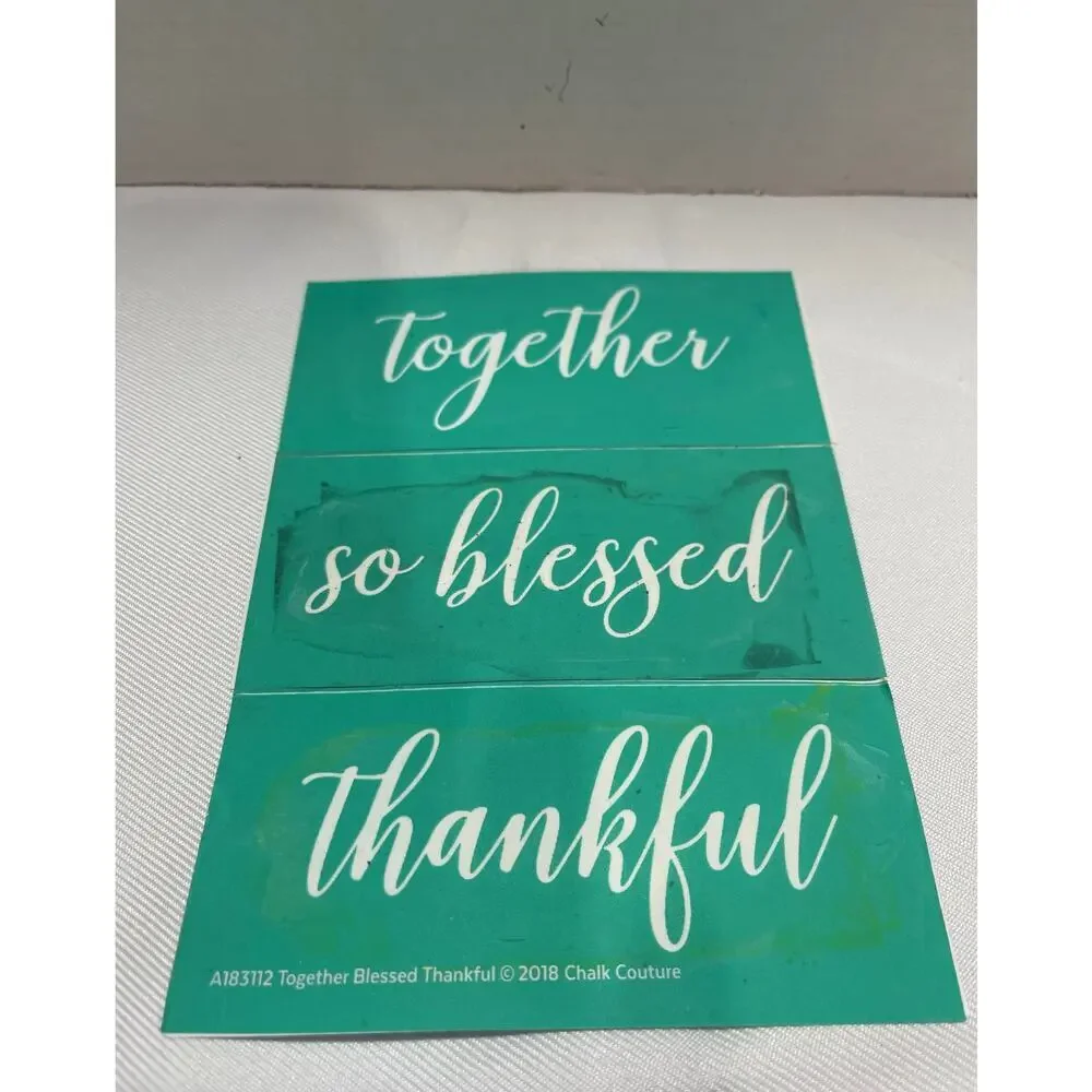 Chalk Couture Used 5X7 ‎ Reusable Transfer 